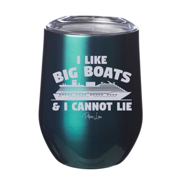 I Like Big Boats 12oz Stemless Wine Cup For Discount - Image 5