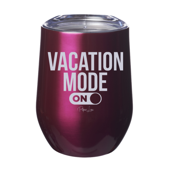 Vacation Mode On 12oz Stemless Wine Cup Discount - Image 2