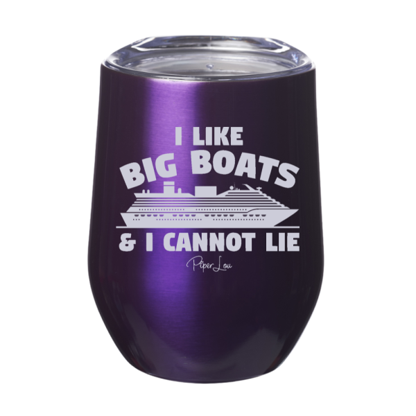 I Like Big Boats 12oz Stemless Wine Cup For Discount - Image 3