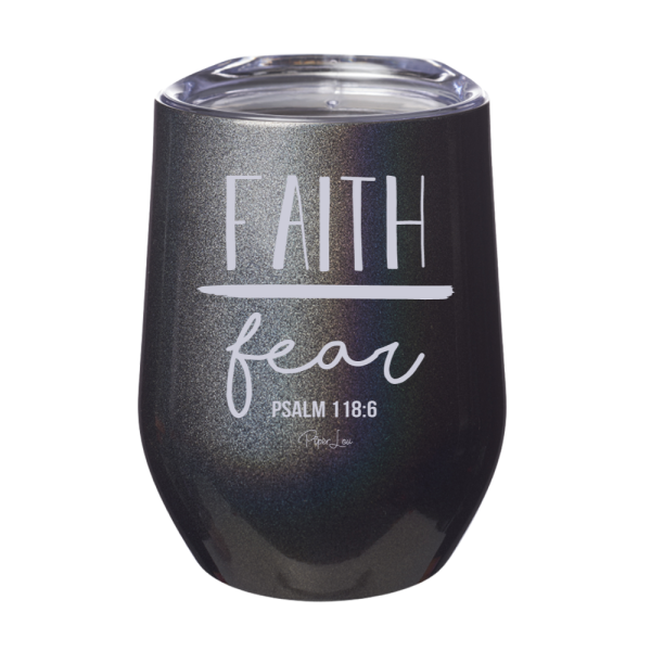 Faith Over Fear 12oz Stemless Wine Cup Supply