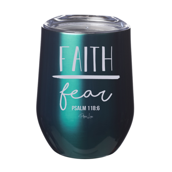 Faith Over Fear 12oz Stemless Wine Cup Supply - Image 5