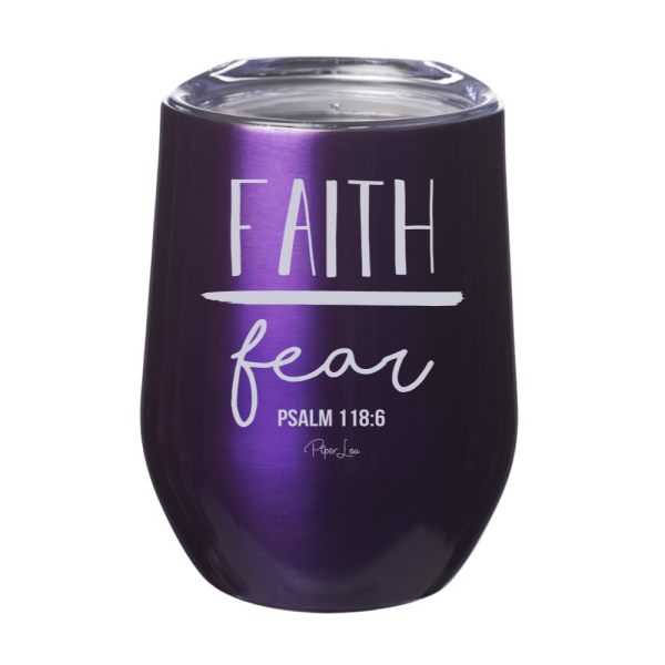 Faith Over Fear 12oz Stemless Wine Cup Supply - Image 3